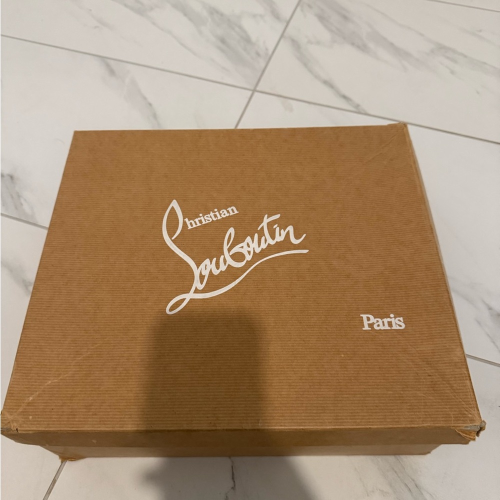 Christian Louboutin Brown Lace-Up Sandals - Picture 2 of 7
